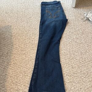 Hollister Dark Blue Flare Jeans